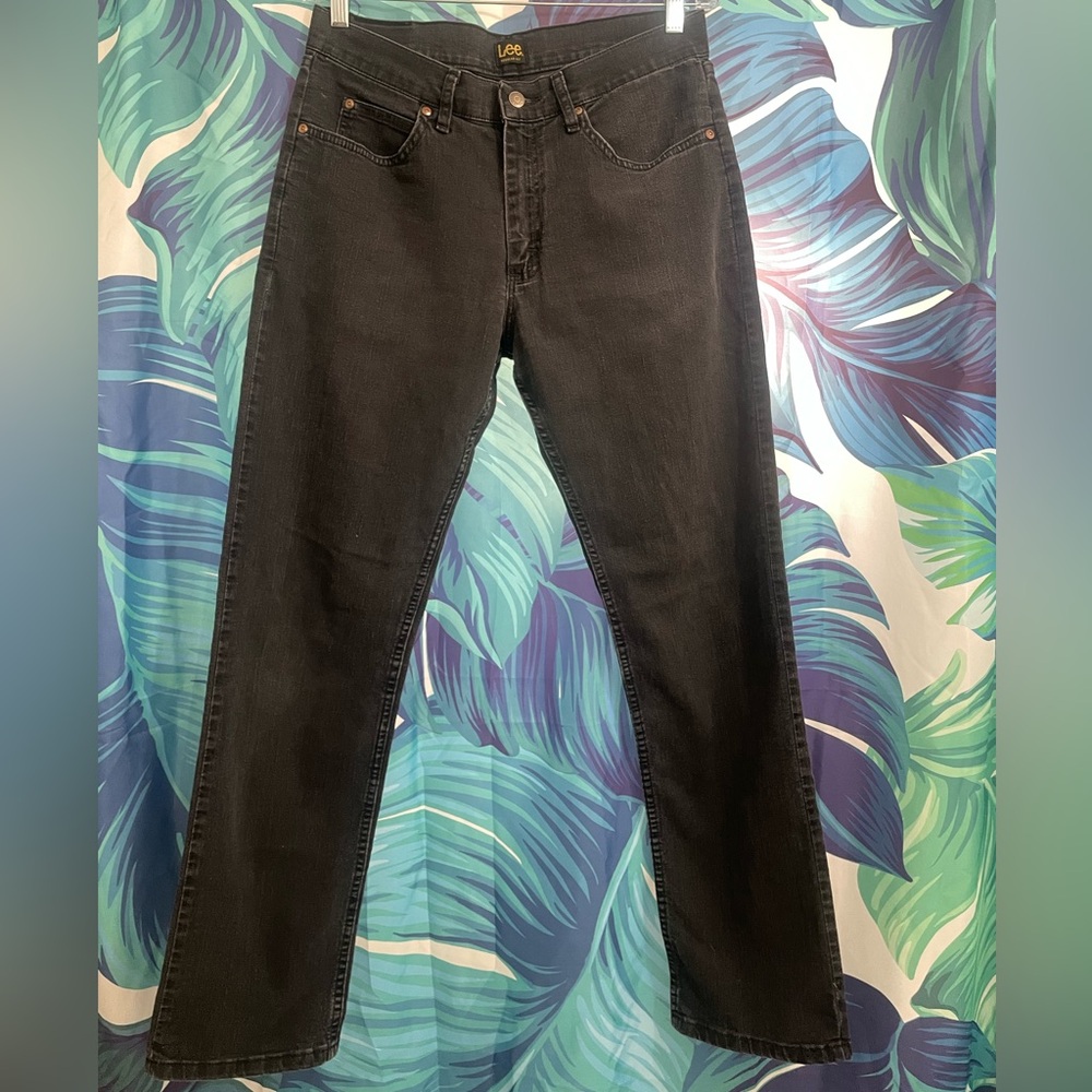 Lee Black Straight Jeans